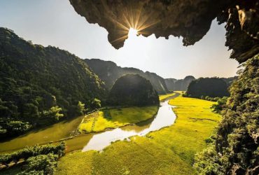 Du lịch Ninh Bình – Tràng An ngắm lúa chín vàng rực bắt mắt - ảnh 1