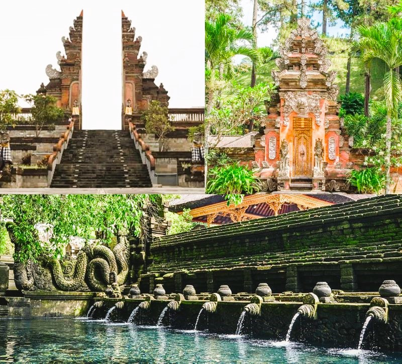 Kiến trúc đền suối thần Tampak Siring