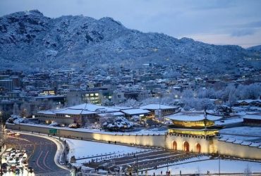 Hàn Quốc mùa đông phủ đầy tuyết trắng