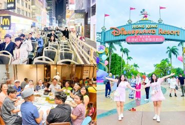 Hình ảnh đoàn khách Đất Việt Tour khám phá Hong Kong rực rỡ