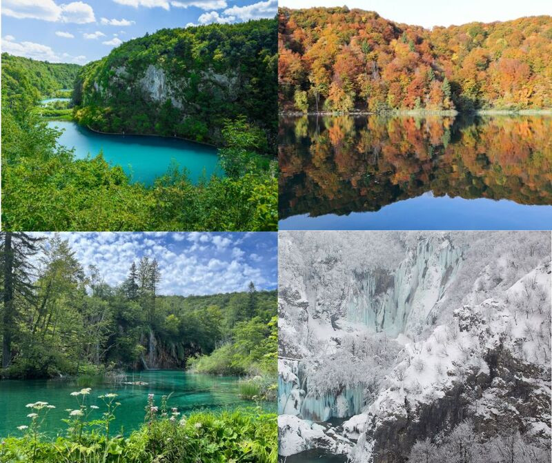 4 mùa xuân hạ thu đông tại Hồ Plitvice 