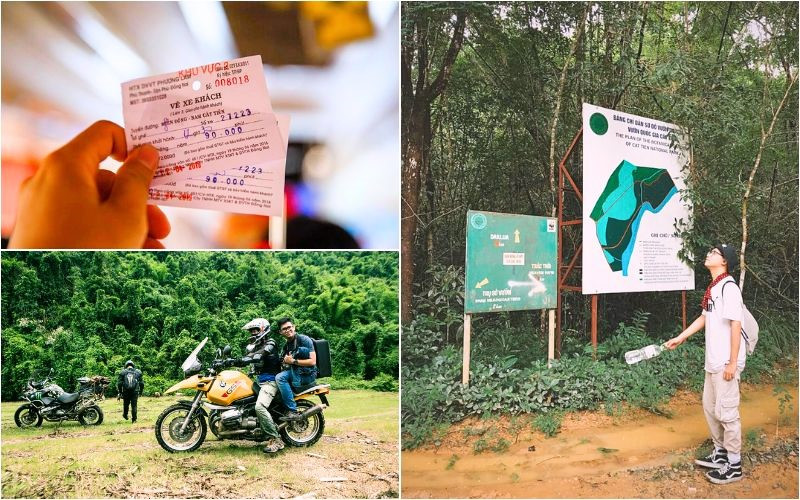 Có nhiều lựa chọn di chuyển đến Nam Cát Tiên