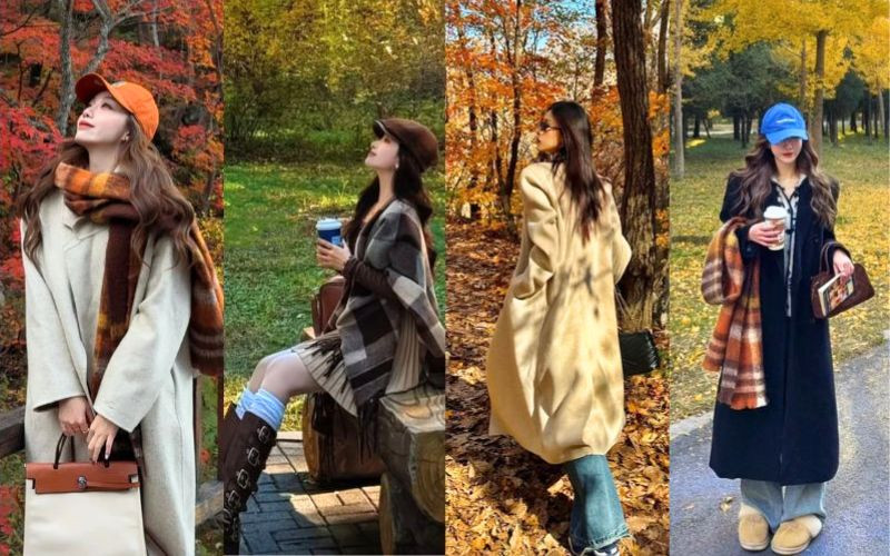 Diện outfit mùa thu chuẩn Hàn để có ảnh đẹp hơn